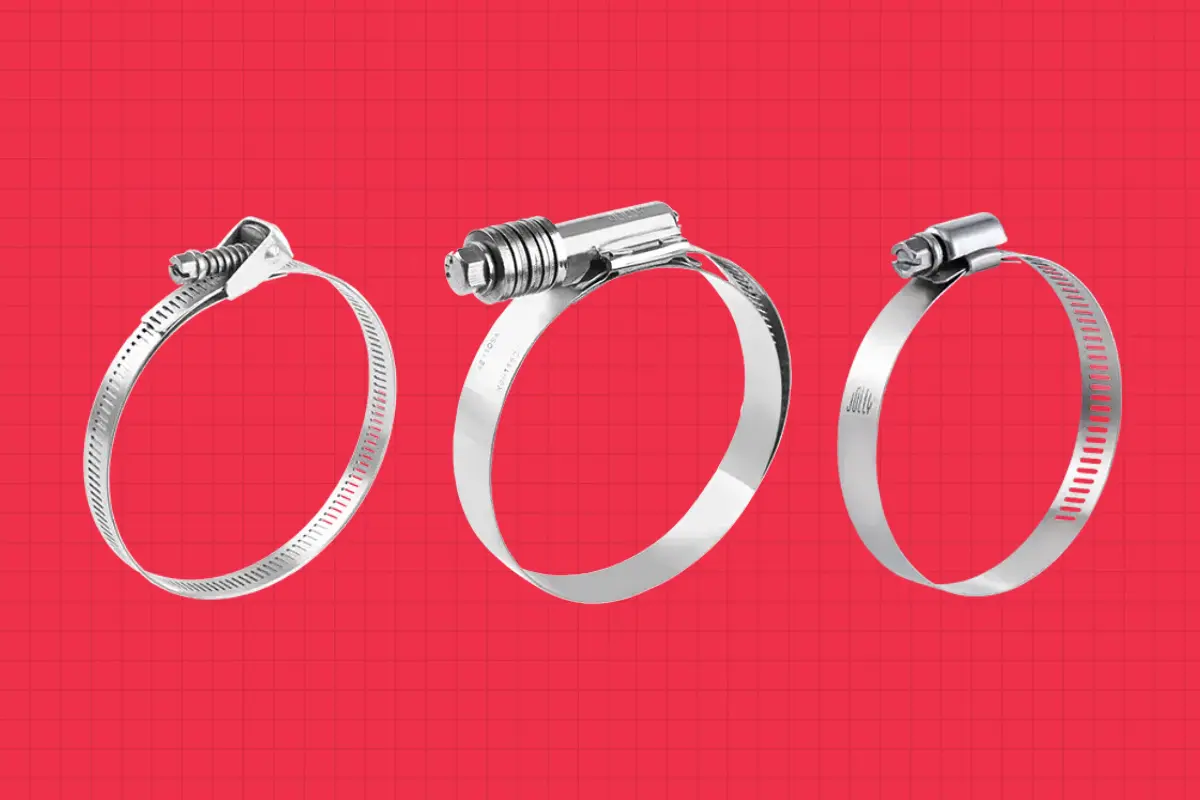 Stainless steel hose clamps