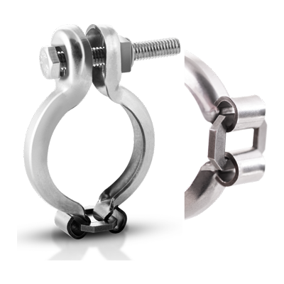 V-clamp-with-connecting-link