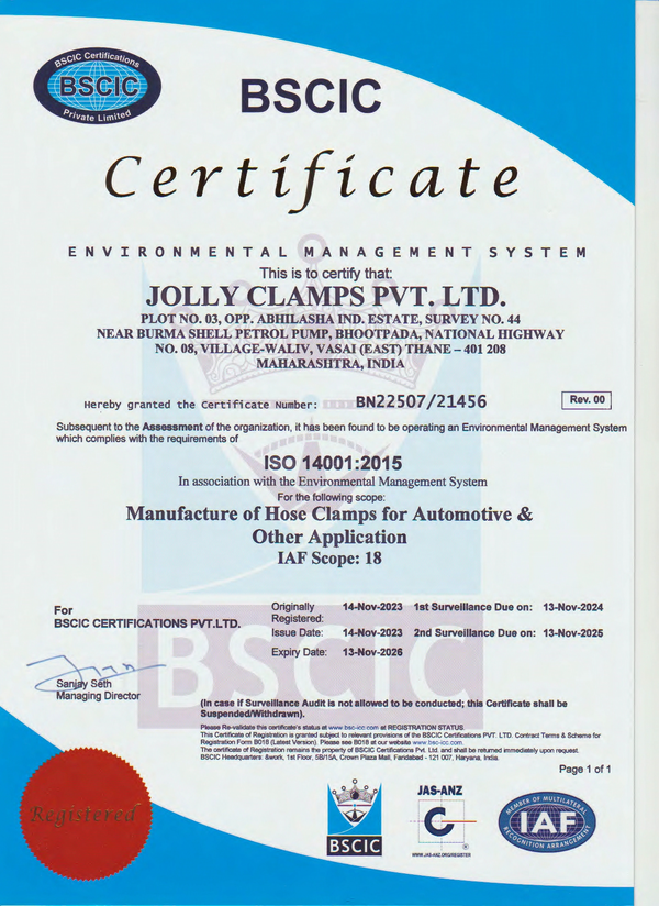 EMS Certified company