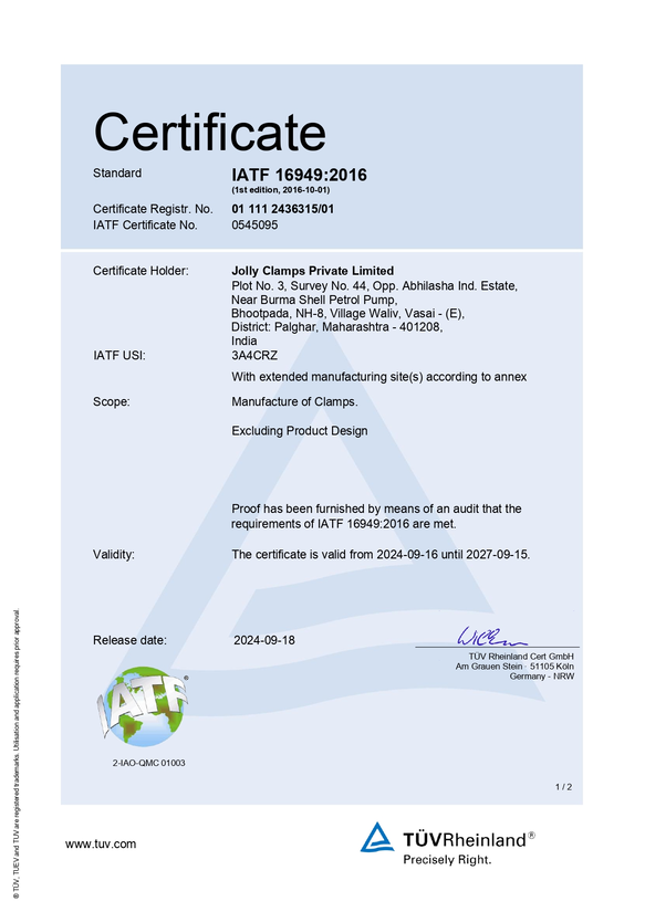 IATF Certified Company
